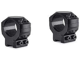 HAWKE Taktische Ringmontage 1Paar: 1Zoll 25,4mm für 9-11mm Schiene Bauhöhe Mittel > 3xTorx Sicherung