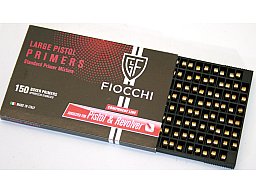 150 St. FIOCCHI BOXER Anzündhütchen LARGE PISTOL L.P. LP 5,33MM 5.33 Primer Zünder - NEU: AB LAGER!