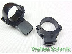 EAW Schwenkmontage-Oberteile mit Ringen 25,4mm. Guter Zustand!!!