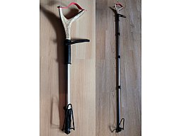 UNIKAT! Edler, hochwertiger Zielstock - Monopod/Pirschstock/Wanderstock mit Hirschhornauflage