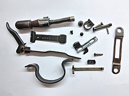 Konvolut Ersatzteile für KK Kleinkaliber Anschütz Büchse cal. 9mm Flobert Teile Freier Teilesatz
