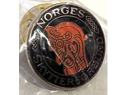 Norwegen NSF Schützen-Pin – Norges Skytterforbund – Wikinger – Sammlerstück