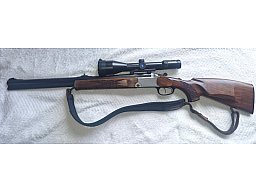 Blaser 95 Kaliber 12/76 + 7x65R Zeiss 3-12x56 Leuchtpunkt