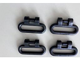 4 Riemenbügel 21 mm – Aufnahme 6 mm – verschraubt