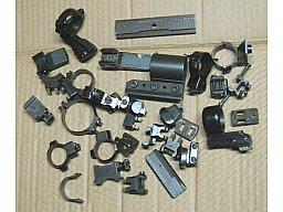 Posten Stahl - Montageteile für ZF / Zielfernrohr, ab 1,- Euro