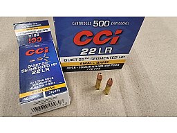 .22LR 40grs CCI Quiet-22 Segmented HP 50 Stk. No. 970 #