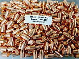 9mm/.355-145grs. LOS HP 500 Stk. verkupfert 10,2ct./stk.