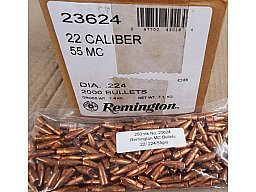 .22/.224/55grs. FMJBT Remington Geschosse 250 stk Angebot!!#23624#