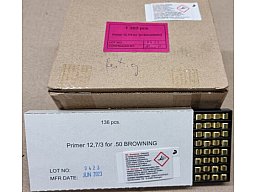 .50 BMG Zünder Ginex 136stk. #