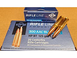 .300 Blackout 125grs HPBT PPU 100 Stk. A-638 #