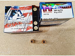 .380 Auto/90grs XTP Hornady American Gunner 25 Stk. #90104 #