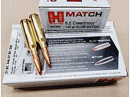 6,5Creedmoor/140grs ELD Match Hornady 20 stk. No. 81500 #
