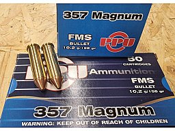 .357 Magnum/158grs A-111 PPU FMS 50 Stk.