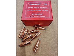 .30/.308/150grs. Spire Point Hornady Geschosse 100 stk #3175#