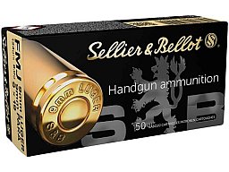 9mm Luger Vollmantel 8,0g/124 grs. Sellier & Bellot