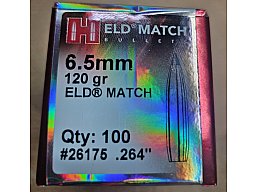 Hornady ELD Match Geschosse 120gr - 6,5mm