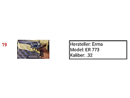 2x Sportkurzwaffen – ERMA ER 773 .32 + Rhöner Freie Pistole .22 – Vereinsbestand