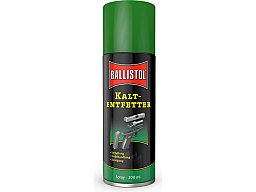 Ballistol KALTENTFETTER SPRAY 200ml | Entfetten Fettlöser Waffenteile Metallflächen VOR Brünierung