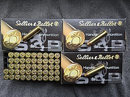 200 Revolverpatronen S & B, Kaliber .357 Magnum, FMJ, 158 Grain