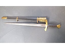 Kleines Polnisches Zierschwert mit Scheide 44 cm Lang