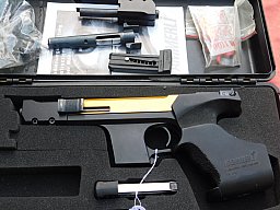 Hämmerli SP20 Kal. 32 S&W WC mit Wechselsystem Hämmerli SP20 Kal. 22 LR, 2 Magazine und Koffer
