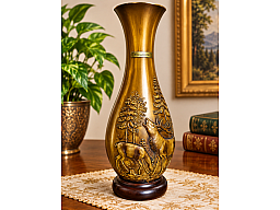 Jagdmotiv Vase Wilsenroth