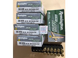 Hülsen 7,62 x 51 308 win Remington Premier Match 168 grain