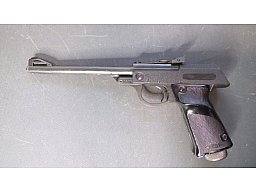 alte Knicklauf Luftpistole von Walter Modell 53 Kal.4,5 mm mit starker Feder