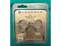 Leupold STD Medium Rings (.770) #49902, Silver