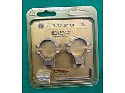 Leupold Quick Release High Rings (.900) #49980, Silver
