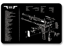 Putzmatte / Mauspad "COLT 1911"