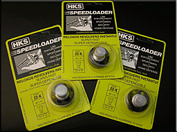 @ HKS Speedloader Mod. 22-K 3Stück- Kal .22lfb z.B. Colt Diamondback Dan Wesson S&W 17 18 617 K22 @