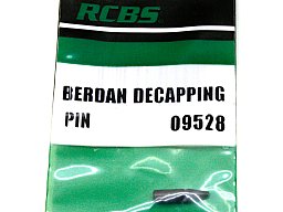 1 x RCBS 09528 9528 > Decapping PIN Ersatzdorn für BERDAN Zange Decapping Tool 8mmR 6,5 Mannl. Schön