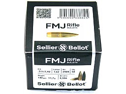 50 Stück S&B | Sellier&Bellot Geschosse #2909 | 7,62* .303 Brit, Dia .311 7,92 -180grs / 11,66g FMJ