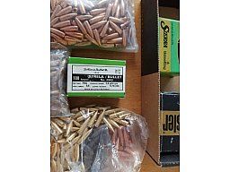 Geschosse Projektile cal. .22 - .224 / .223 Remington Sierra, S&B od. Speer, Nosler