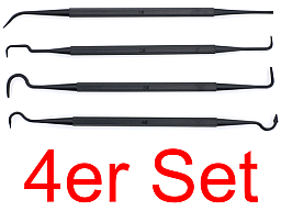 Reinigungsbesteck - reinigt in allen Ecken und Kanten ohne zu kratzen - 4er Set!    -->NEU & TOP!<--