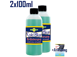 Brünierung COLD BLUE für Stahl: jetzt im 2 x 100 ml DOPPELPACK!             ->NEU & TOP!<-