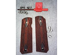 Griffschalen für Colt 1911er Pistolen mit Gewindebushings und Schrauben