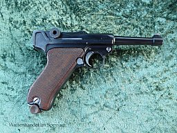 Pistole P08, Erfurt 1916 mit Nachbeschuß.