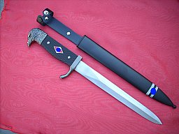 HJ-Dolch, änlich wie Bajonett der Wachgefolgschaften, Dolch, Säbel, Degen, Messer,