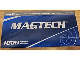 1000St.Magtech Boxer-Zündhütchen - LARGE Pistol-No 2 1/2-