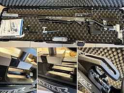 Walther KK500 Blacktec .22 Kleinkaliber Sportgewehr m. 50m + 100m Diopter Matchgewehr