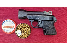 Doppel Schüssiger DERRINGER  - 6 mm Flobert  mit Munition  - PTB 136