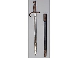 Osmanisches Mauser Bajonett M1890 – Ungekürzt mit Scheide – Deutliche Tughra 1893/94 Solingen