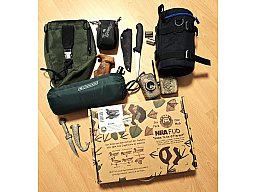 Jäger Konvolut, Lock Krähen,Sitzkissen,Messer uvm.