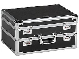 berwall FC 053 Twin Waffenkoffer Doppel Pistolenkoffer Kurzwaffenkoffer Alukoffer case gun