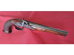 gute belgische Duell-Perkussionspistole, ca. 1830/40