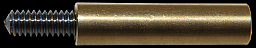 1 x BALLISTOL Gewinde Adapter #23323 HOPPE'S Outer 8-32 UNC Außengewinde auf 1/8'' Außen US Adapter