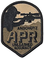 017133, ANSCHÜTZ, Patch "APR" Stick Wappen NEU