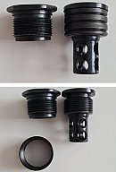 Mündungsbremse mit Adapter M18x1 auf M26x1,5